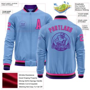 Custom Light Blue Pink Purple Black Bomber Varsity Baseball Jacket Custom Team Jacket 2 qto7ap.jpg