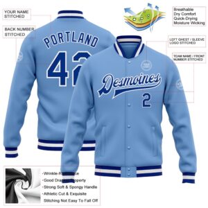 Custom Light Blue Royal White Bomber Full Snap Baseball Jacket Custom Team Jacket 2 brcoyw.jpg