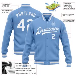 Custom Light Blue White Bomber Full Snap Baseball Jacket Custom Team Jacket 2 aylnuf.jpg