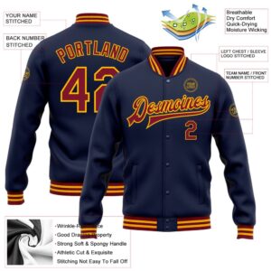 Custom Navy Crimson Gold Bomber Full Snap Baseball Jacket Custom Team Jacket 2 tetiuu.jpg