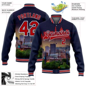 Custom Navy Red White Cleveland Ohio City Edition 3D Bomber Full Snap Baseball Jacket Custom Team Jacket 2 jtt2jp.jpg