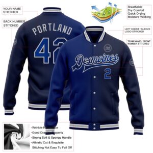 Custom Navy Royal Gray Bomber Full Snap Varsity Letterman Gradient Fashion Jacket Custom Team Jacket 2 j0xtxr.jpg