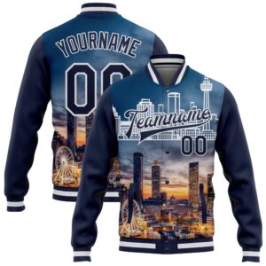 Custom Navy White Atlanta Georgia City Edition…