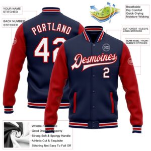 Custom Navy White Red Bomber Full Snap Varsity Baseball Jacket Custom Team Jacket 2 dovkxe.jpg
