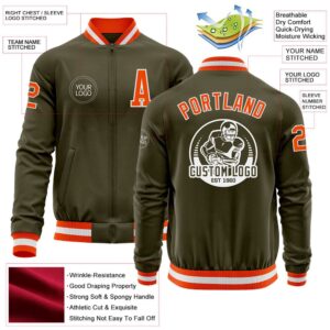 Custom Olive Orange White Bomber Varsity Letterman Salute To Service Zipper Jacket Custom Team Jacket 2 cobp6i.jpg