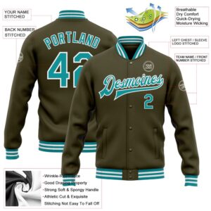 Custom Olive Teal White Bomber Full Snap Varsity Letterman Salute To Service Jacket Custom Team Jacket 2 wcz9ko.jpg