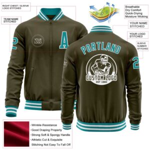 Custom Olive Teal White Bomber Varsity Letterman Salute To Service Zipper Jacket Custom Team Jacket 2 gvr7np.jpg