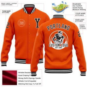 Custom Orange Black White Bomber Full Snap Baseball Jacket Custom Team Jacket 2 nky4nh.jpg