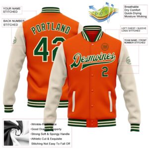 Custom Orange Green Cream Bomber Full Snap Varsity Baseball Jacket Custom Team Jacket 2 xzfl9j.jpg