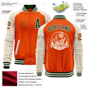 Custom Orange Green Cream Bomber Varsity Baseball Jacket Custom Team Jacket 2 bxeekc.jpg