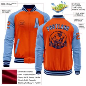 Custom Orange Navy Light Blue Bomber Varsity Baseball Jacket Custom Team Jacket 2 jxbrl5.jpg