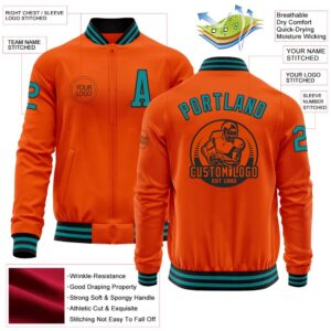 Custom Orange Teal Black Bomber Varsity Baseball Jacket Custom Team Jacket 2 szqrvc.jpg