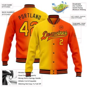 Custom Orange Yellow Black Bomber Full Snap Varsity Letterman Gradient Fashion Jacket Custom Team Jacket 2 oobqfv.jpg