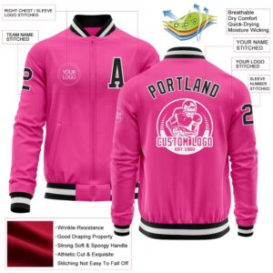 Custom Pink Black White Bomber Varsity Baseball Jacket Custom Team Jacket 2 qxzvil.jpg