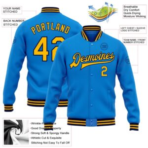 Custom Powder Blue Gold Navy Bomber Full Snap Baseball Jacket Custom Team Jacket 2 dtjr0a.jpg