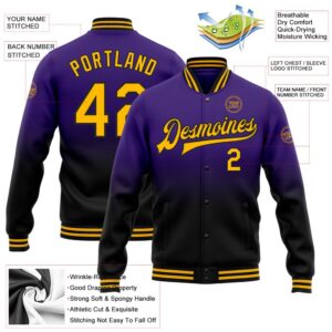 Custom Purple Gold Black Bomber Full Snap Baseball Jacket Custom Team Jacket 2 qegmh9.jpg