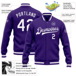 Custom Purple White Bomber Full Snap Baseball Jacket Custom Team Jacket 2 nczybe.jpg