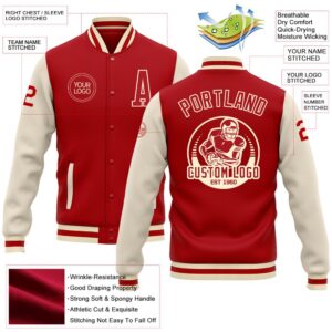 Custom Red Cream Bomber Full Snap Varsity Baseball Jacket Custom Team Jacket 2 vqbqku.jpg