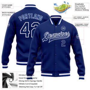 Custom Royal Royal White Bomber Full Snap Baseball Jacket Custom Team Jacket 2 txrwj6.jpg