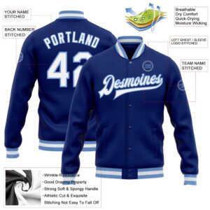 Custom Royal White Light Blue Bomber Full Snap Baseball Jacket Custom Team Jacket 2 wjpkkh.jpg