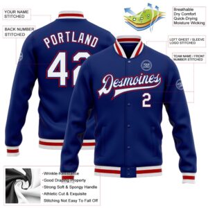 Custom Royal White Red Bomber Full Snap Baseball Jacket Custom Team Jacket 2 qcgqoc.jpg