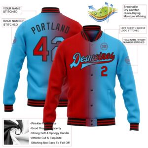 Custom Sky Blue Red Black Bomber Full Snap Varsity Letterman Gradient Fashion Jacket Custom Team Jacket 2 irvgni.jpg