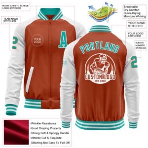 Custom Texas Orange Aqua White Bomber Varsity Baseball Jacket Custom Team Jacket 2 ny3t09.jpg