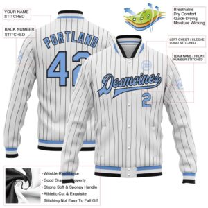 Custom White Black Pinstripe Light Blue Bomber Full Snap Baseball Jacket Custom Team Jacket 2 mkkfa3.jpg