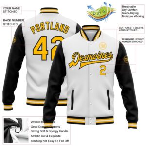 Custom White Gold Black Bomber Full Snap Varsity Baseball Jacket Custom Team Jacket 2 xwiqhm.jpg