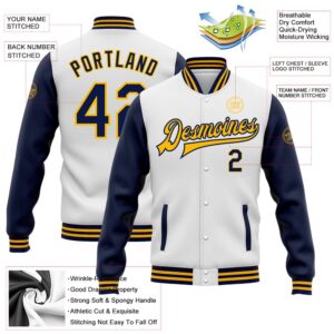 Custom White Navy Gold Bomber Full Snap Varsity Baseball Jacket Custom Team Jacket 2 zfvvl3.jpg