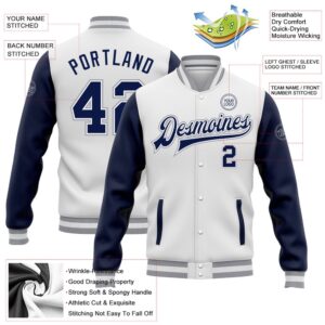 Custom White Navy Gray Bomber Full Snap Varsity Baseball Jacket Custom Team Jacket 2 boybxg.jpg