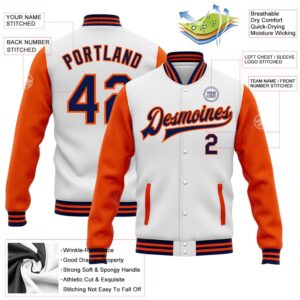 Custom White Navy Orange Bomber Full Snap Varsity Baseball Jacket Custom Team Jacket 2 qw2ufa.jpg
