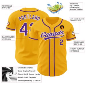 Gold Purple White Authentic Baseball Jersey Custom Baseball Jersey Personalized Sport Jersey 2 ibnvyc.jpg