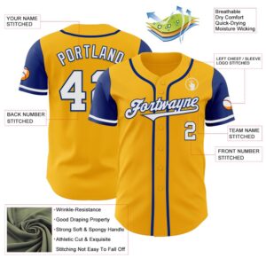 Gold White Royal Authentic Two Tone Baseball Jersey Custom Baseball Jersey Personalized Sport Jersey 2 ih1qvq.jpg