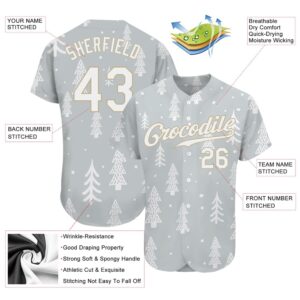 Gray White Old Gold Christmas 3D Authentic Baseball Jersey Custom Baseball Jersey Personalized Sport Jersey 2 ys98nm.jpg