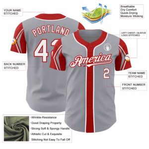 Gray White Red 3 Colors Arm Shapes Authentic Baseball Jersey Custom Baseball Jersey Personalized Sport Jersey 2 pj1odg.jpg