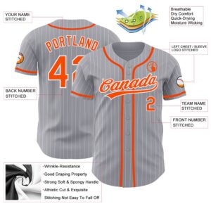 Gray White Pinstripe Orange Authentic Baseball Jersey Custom Baseball Jersey Personalized Sport Jersey 2 qn3w6f.jpg