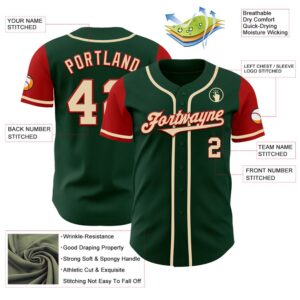 Green Cream Red Authentic Two Tone Baseball Jersey Custom Baseball Jersey Personalized Sport Jersey 2 bqegta.jpg