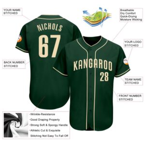 Green Cream Authentic Baseball Jersey Custom Baseball Jersey Personalized Sport Jersey 2 th5vkf.jpg