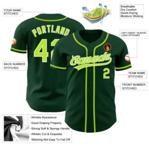 Green Neon Green White Authentic Baseball Jersey Custom Baseball Jersey Personalized Sport Jersey 2 lvjvxr.jpg