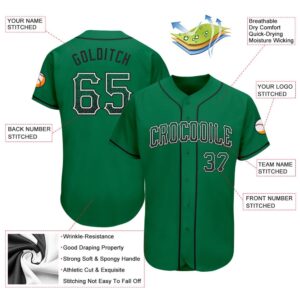 Kelly Green Black White Authentic Drift Fashion Baseball Jersey Custom Baseball Jersey Personalized Sport Jersey 2 wgndyz.jpg