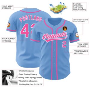Light Blue Pink White Authentic Baseball Jersey Custom Baseball Jersey Personalized Sport Jersey 2 djviwt.jpg