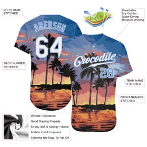 Light Blue White Light Blue 3D Pattern Design Palm Trees Authentic Baseball Jersey Custom Baseball Jersey Personalized Sport Jersey 2 dxcsmm.jpg