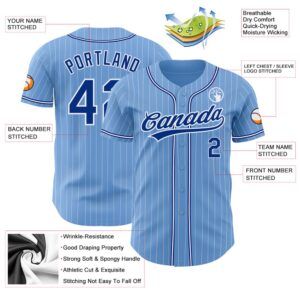Light Blue White Pinstripe Royal Authentic Baseball Jersey Custom Baseball Jersey Personalized Sport Jersey 2 iajbzy.jpg