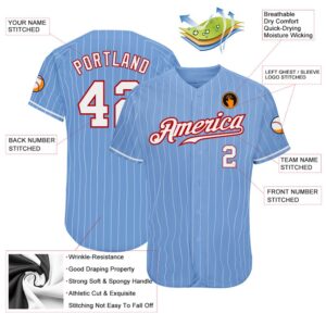 Light Blue White Pinstripe White Red Authentic Baseball Jersey Custom Baseball Jersey Personalized Sport Jersey 2 wjd0a9.jpg