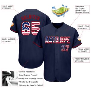 Navy USA Flag Red Authentic Baseball Jersey Custom Baseball Jersey Personalized Sport Jersey 2 e5nwmf.jpg