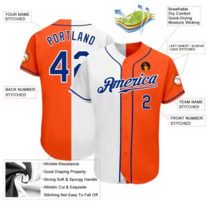 Orange Royal White Authentic Split Fashion Baseball Jersey Custom Baseball Jersey Personalized Sport Jersey 2 w7egpo.jpg