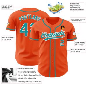 Orange Teal White Authentic Baseball Jersey Custom Baseball Jersey Personalized Sport Jersey 2 v64s4s.jpg