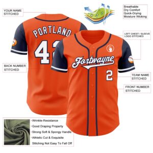 Orange White Navy Authentic Two Tone Baseball Jersey Custom Baseball Jersey Personalized Sport Jersey 2 mlv1tc.jpg