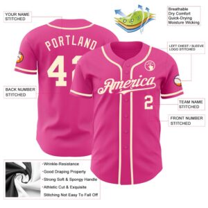 Pink Cream Authentic Baseball Jersey Custom Baseball Jersey Personalized Sport Jersey 2 pwkkg1.jpg